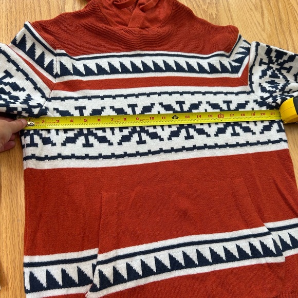 American Eagle Outfitters Snowflake Hooded Sweater Cardigan Men's Size Large - Picture 4 of 7